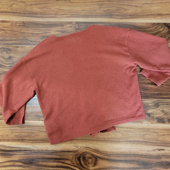 Madewell Texture and thread collection Tie-Front Top - Picture 8 of 9